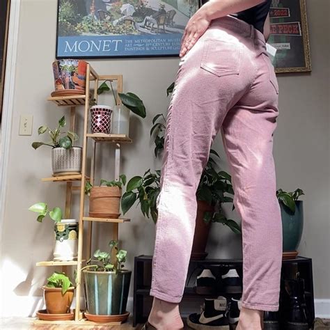 Urban Outfitters Women S Pink Trousers Depop