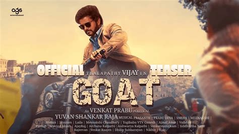 Goat Official Teaser Thalapathy Vijay Venkat Prabu Youtube