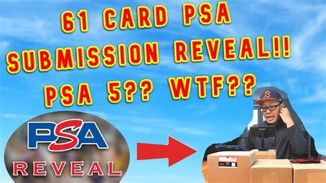 HUGE 61 CARD PSA SUBMISSION REVEAL WTF PSA 5 AND 6s Sportscards