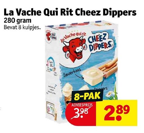 La Vache Qui Rit Cheez Dippers 280 Gram 8 Pak Aanbieding Bij Kruidvat