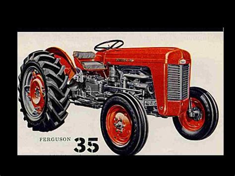 Massey Freguson Mf 35 Tractor Parts Manual 340 Pgs With Exploded Diagrams To Aid In Mf35 Fe35 Mf