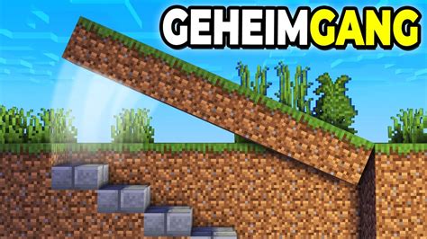 6 Geheimgänge mit Redstone Minecraft Secret Base YouTube