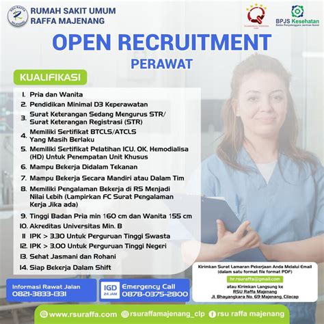 Recruitment PERAWAT RSU RAFFA Majenang KASKUS