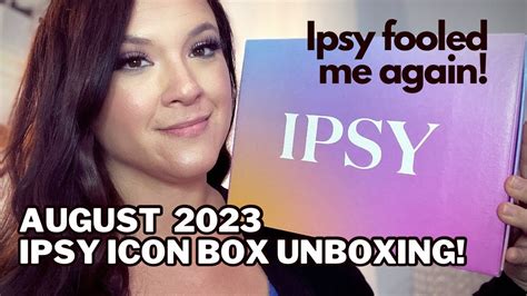 August Ipsy Icon Box Unboxing First Impressions Youtube