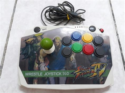 Xbox360 Pc用 快打旋風 Street Fighter Iv 格鬥 搖桿 街機 Wrestle Joystick 電玩遊戲相關 主機配件與周邊商品 手把控制器在旋轉拍賣