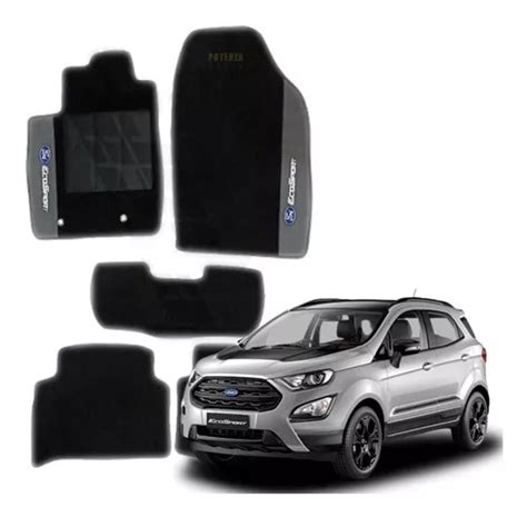 Tapete Ford Ecosport A Carpete Borracha Cor Preto