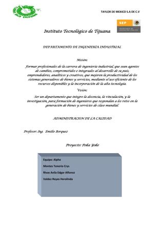 Proyecto Poka Yoke PDF