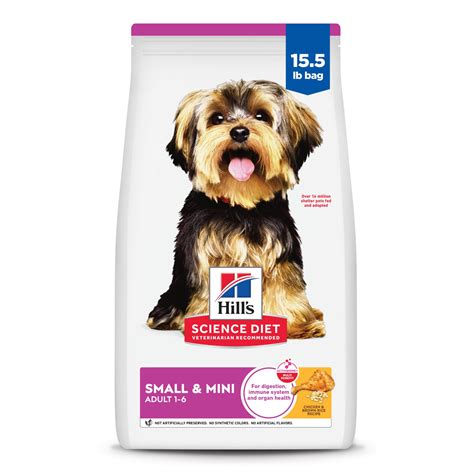 Hill's Science Diet Adult Small Breed & Mini Breed Chicken Meal & Rice ...
