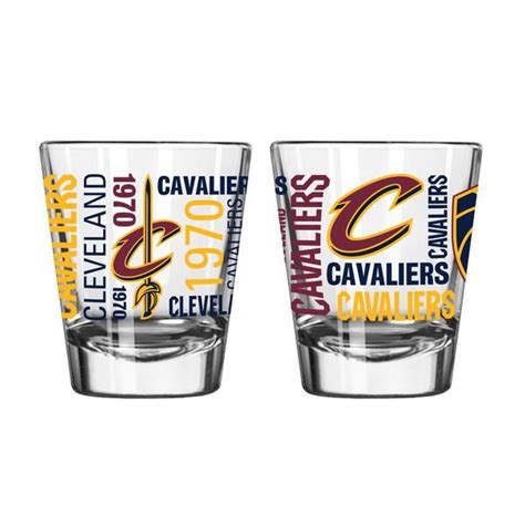 Cleveland Cavaliers 2oz Spirit Shot Glass Shot Glass Glass Cleveland