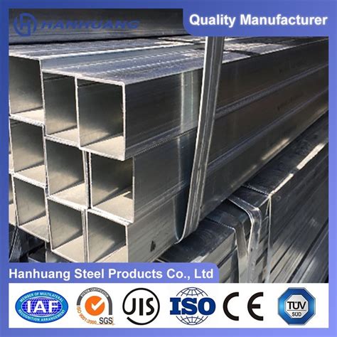 Hot DIP Galvanized Mild Steel Pipe Square Rectangular Tube Ms Gi Hollow