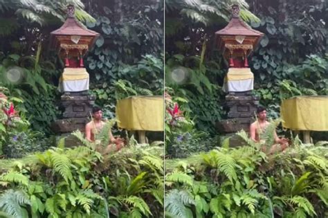 Viral Bule Meditasi Tanpa Busana Di Tempat Suci Bali Netizen