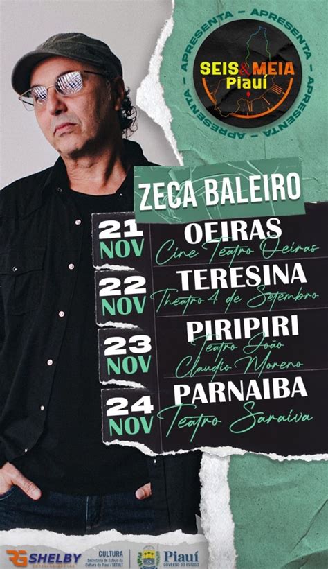 Projeto Seis E Meia Apresenta Show Zeca Baleiro Dia De Novembro