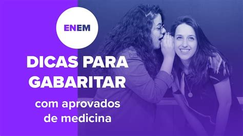 APROVADOS DE MEDICINA REVELAM DICAS PARA GABARITAR NO VESTIBULAR YouTube