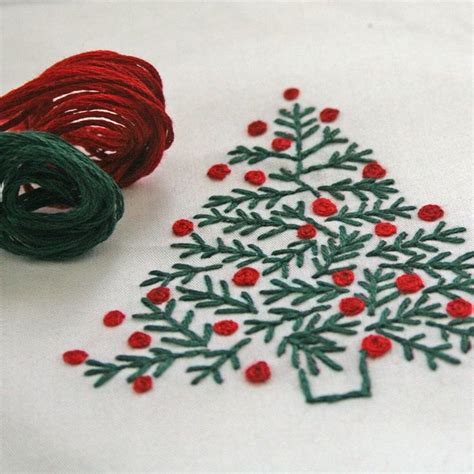 Christmas Embroidery Pattern Crewel Embroidery DIY Pattern Pdf