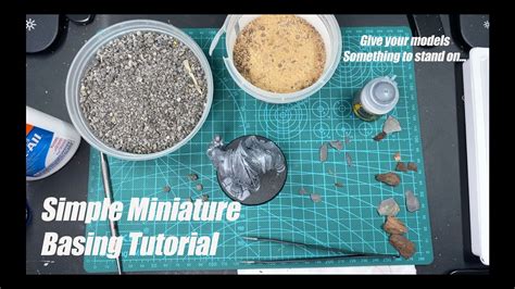 How To Make Great Looking Bases For Your Miniatures A Simple Basing