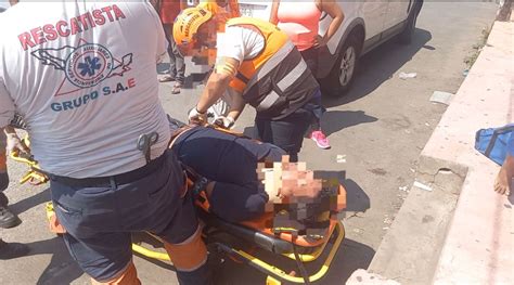 EL ORBE AL MOMENTO Accidente De Un Motociclista Que No Respeto La