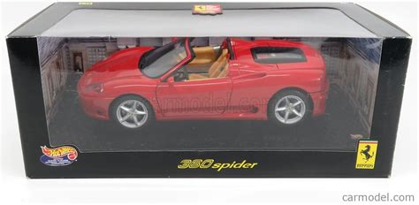 MATTEL HOT WHEELS Scale FERRARI MODENA SPIDER RED