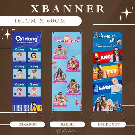 Jual X Banner Wisuda Part Banner Sidang Shopee Indonesia