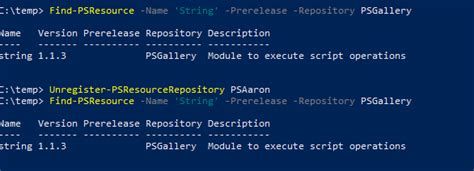 Find Psresource The Parameter Prerelease Do Not Works When A Local