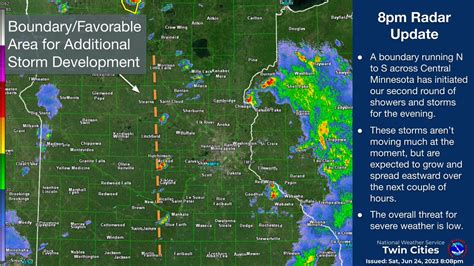 Nws Twin Cities On Twitter 8pm Radar Update A New Area Of Showers