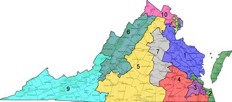 2017 Congressional District Map Of Virginia - Map