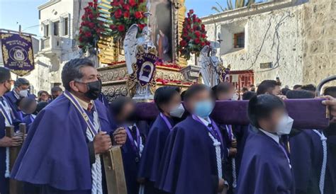 Arequipa Niños Y Adolescentes Participaron En Cuadrillas De Procesión