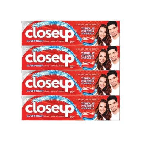Toothpaste CLOSE UP Triple Fresh Gel Red Hot Flavor Bright Eazy
