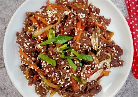 Resep Bulgogi Korean Beef BBQ Oleh Evana Tati Cookpad