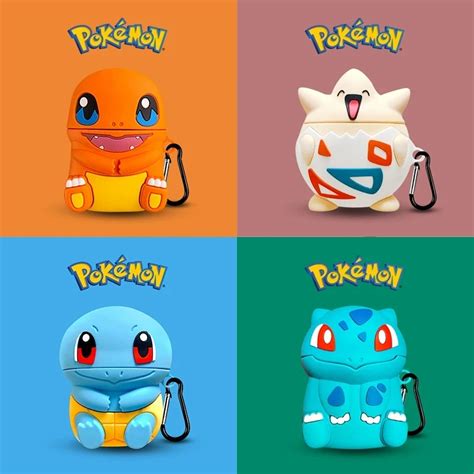 Eevee Squirtle Bulbasaur Funda De Silicona Con Dibujos Animados Para