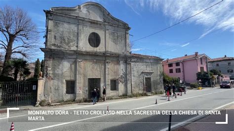 Santa Marta Ecco Come Si Presenta La Chiesa Di Montalto Dopo Il Crollo