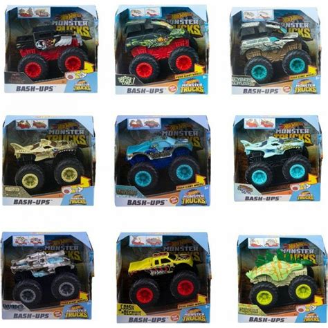 Mattel Hot Wheels monster trucks velká srážka 32 Degrees Maxíkovy hračky