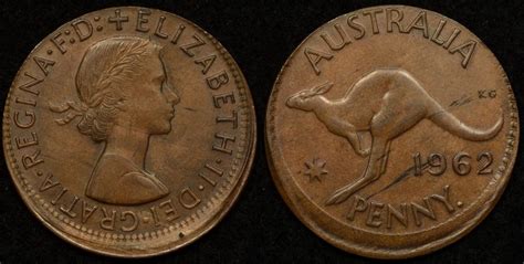 Australia Y Penny Partial Collar Ramstrike Error Extremely Fine