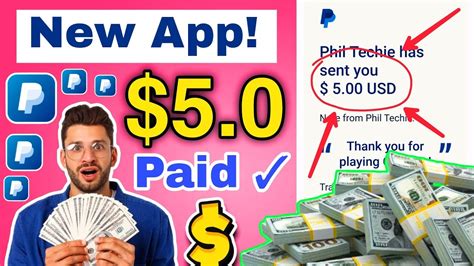 Per Task 5 Paid Instant PayPal Earning Apps PayPal Games For