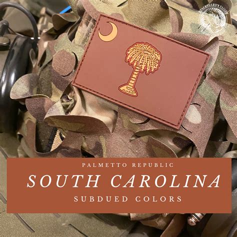 South Carolina Pvc Patch Subdued Colors Beauregards Tailor