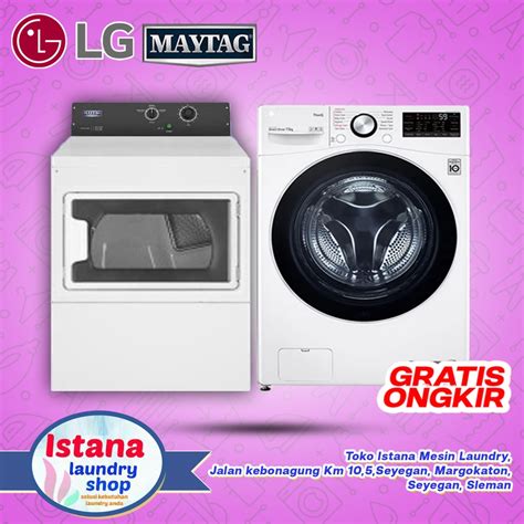 Jual Paket Laundry Mesin Cuci Lg Kg Dan Dryer Maytag Pintu Kaca Kg