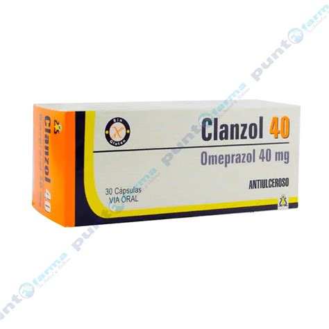 Clanzol Omeprazol Mg Caja De C Psulas Punto Farma