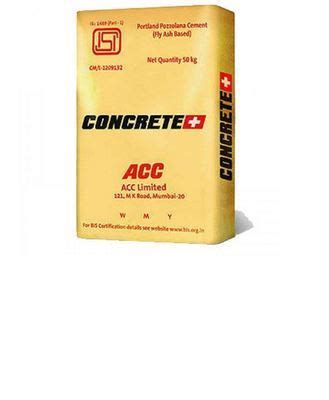 Acc Concrete Plus Cement At Rs Bag In Bengaluru Id