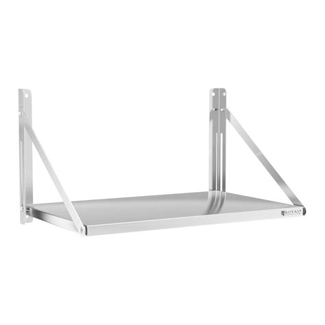 Wall Shelf Stainless Steel 100 X 40 Cm Up To 80 Kg Royal