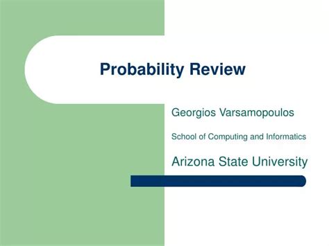 Ppt Probability Review Powerpoint Presentation Free Download Id