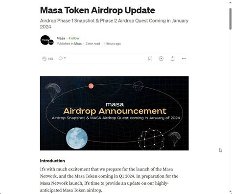 🔥 Masa Confirmed Airdrop Announced Project Backed By Binance Labs Don’t Miss This Only 6 Days