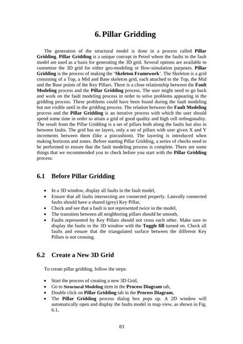 PDF Pillar Gridding In PETREL DOKUMEN TIPS