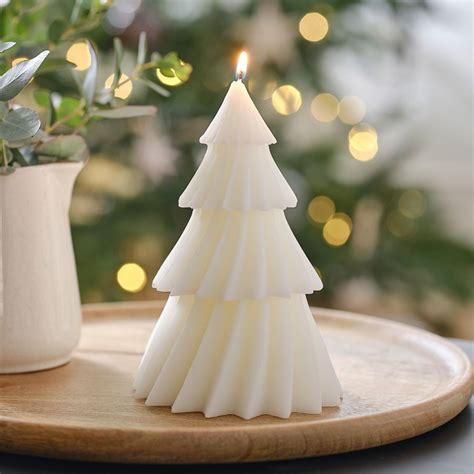 Bougie Sapin de Noël Blanc Annikids