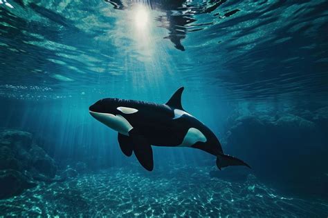 Underwater photo natural orca animal | Premium Photo - rawpixel