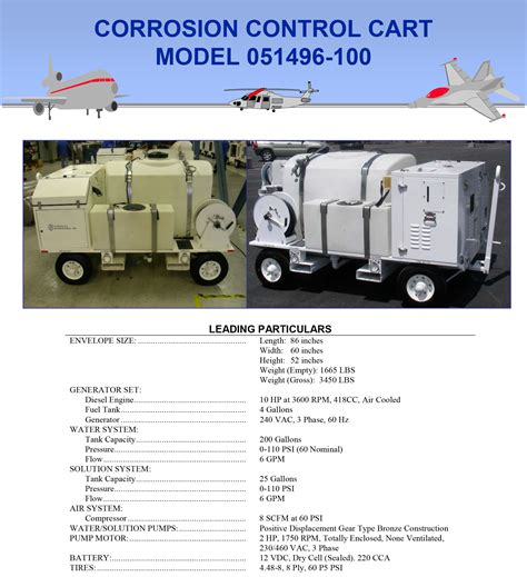 Turbine Engine Wash Cart Aircraft Engine Corrosion Control Carts