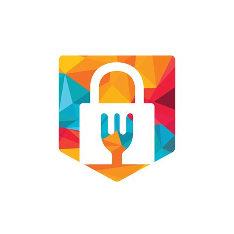 Food security vector logo design template. Food safety icon design ...