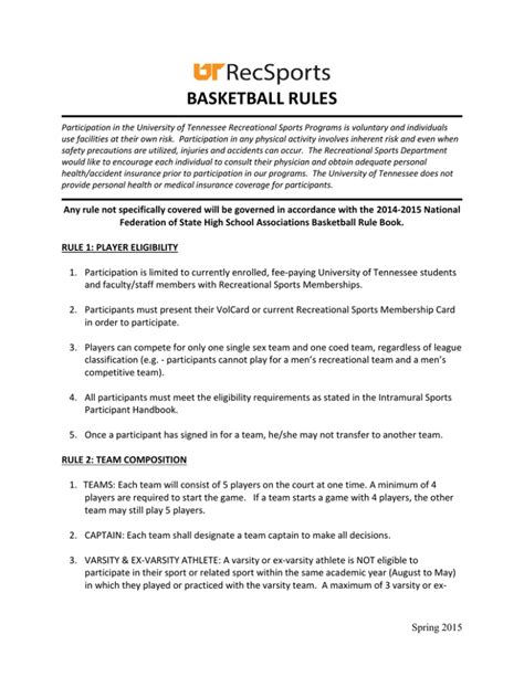 basketball rules