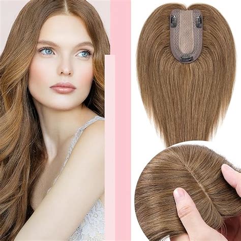 Elailite Hair Topper Donna In Lace Extension Capelli Veri Clip 35cm 44g