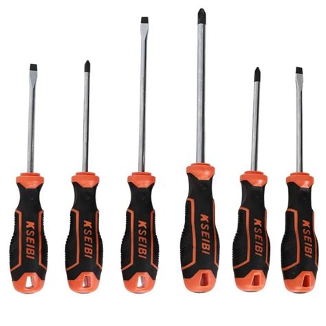 Slotted Phillips Screwdriver Pcs Set Plastic Rack Screwdrivers