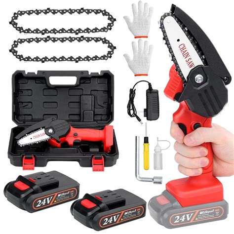 Buy Mini Chainsaw 4 Inch Chainsaw Cordless Portable Electric Chainsaw