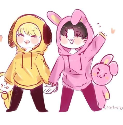 FanArts e Imágenes Kookmin Jikook Bts fanart Jikook Bocetos de